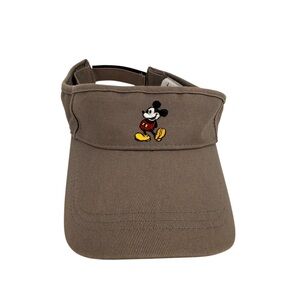 Vintage Mickey Mouse Walt Disney World Disneyland Resort Golf Sun Visor Hat Cap